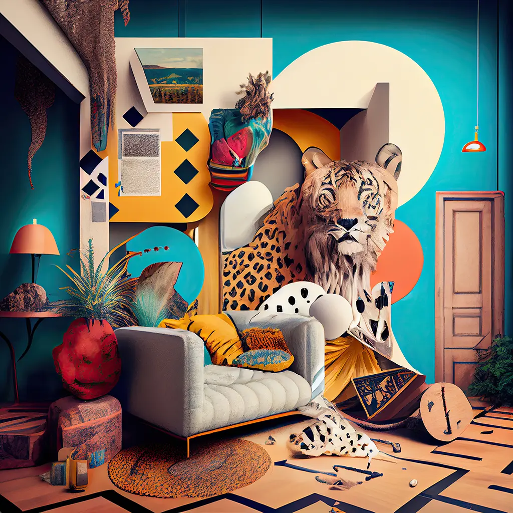 Grafik eines Interior Designs